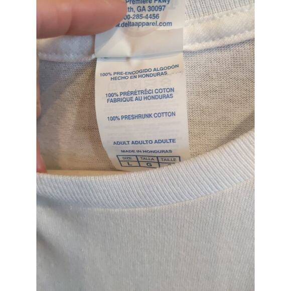 Delta Pro Weight Mens T-Shirt SpongeBob SquarePants Large White Nickelodeon NEW - Picture 5 of 6